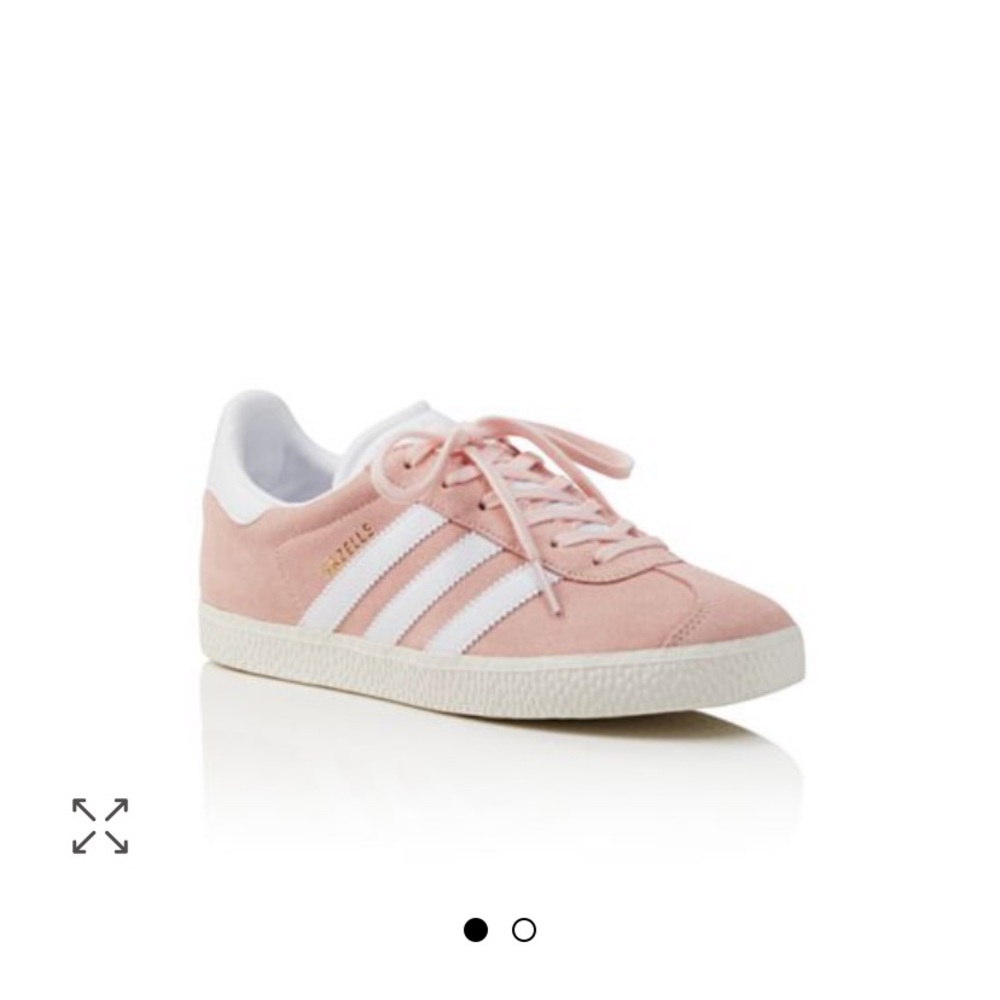 Unisex pink Gazelle Suede lace up sneakers